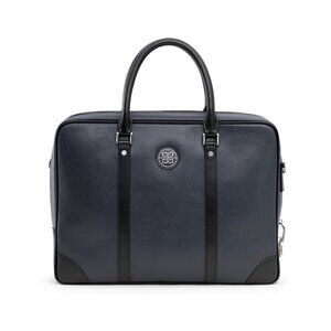 Bolvaint Cabot Briefcase Black Top-Grain Leather Work / Laptop Bag